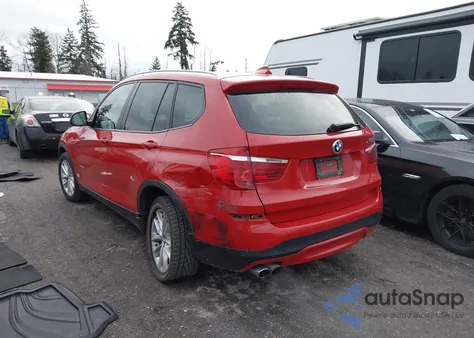 2016 BMW X3 xDrive28I from USA, damaged, VIN 5UXWX9C55G0D94799